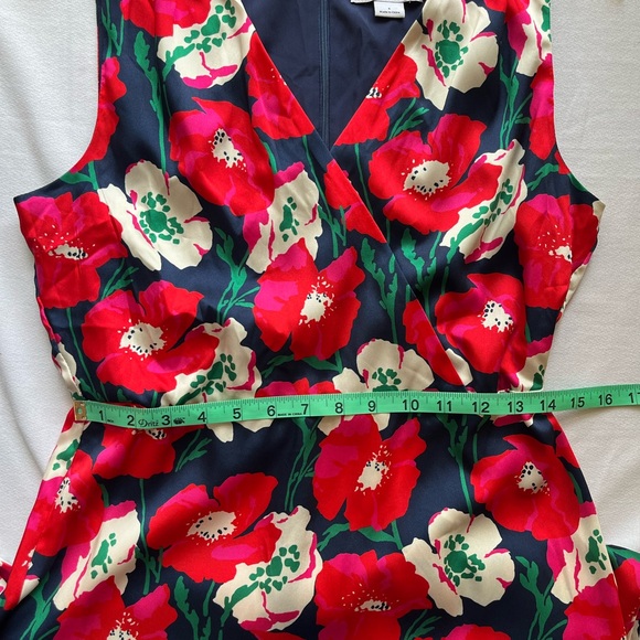 NWOT Sam Edelman Crossover V-Neck Floral Flowy Sleeveless Dress - Picture 11 of 11